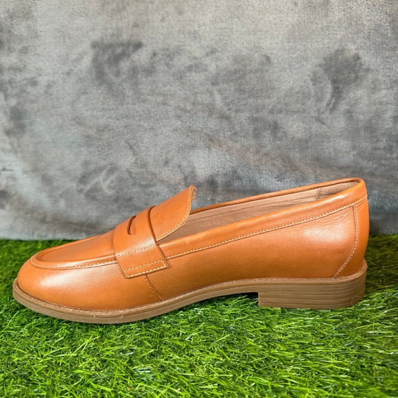 Cole Haan Haverhill Penny Loafers British Tan Leather W31769 Shoes Womens 9 B - Picture 5 of 13